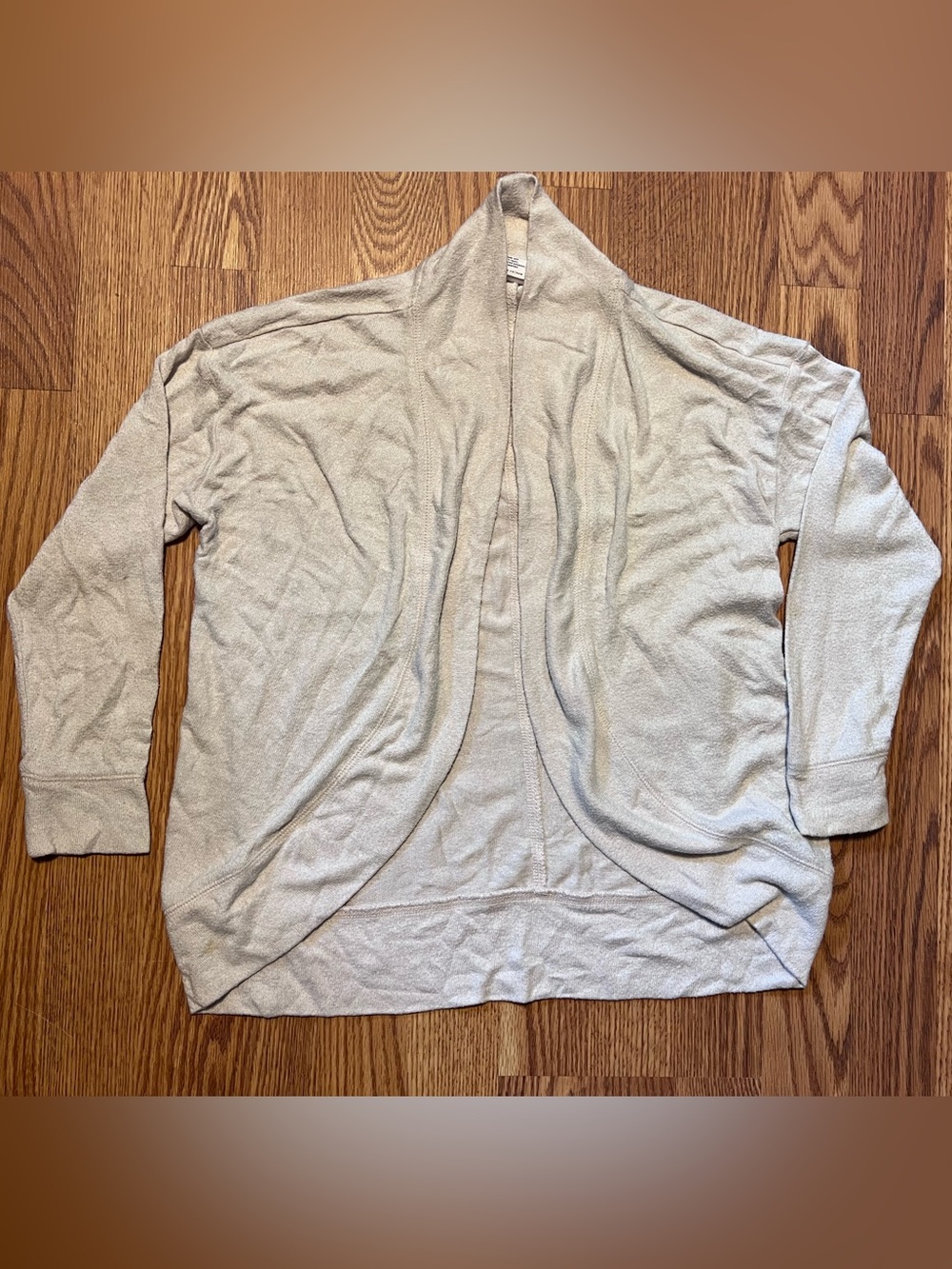 GAP Light Gray Open Drape girls Cardigan